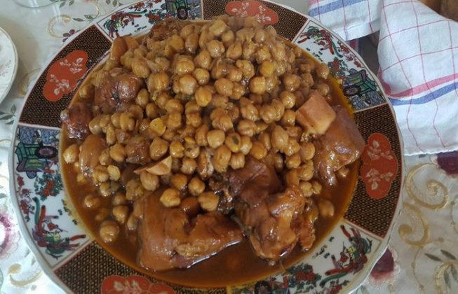 Pieds De Veau Aux Pois Chiches Recette Bouchra