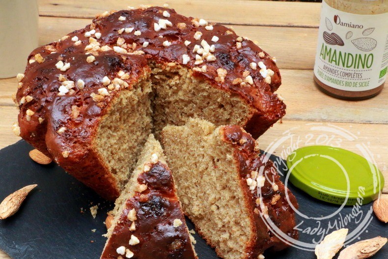 Brioche Extra Moelleuse A La Puree D Amandes Recette Ladymilonguera