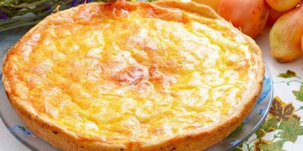 Recette Tarte à l’Oignon et au Fromage Blanc