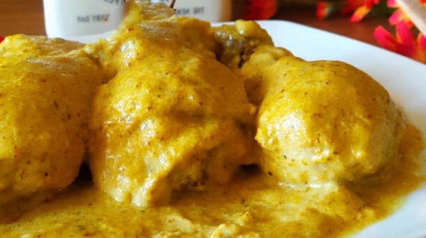 Recette de Pilons de Poulet au Curry et à la crème WW