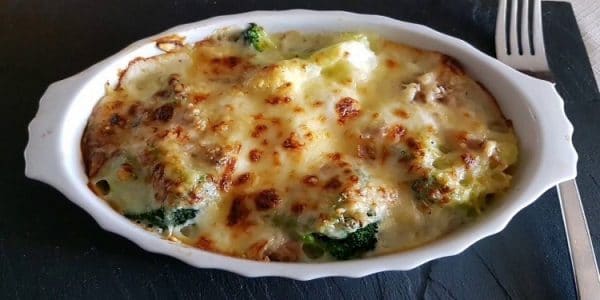 Recette Gratin De Pates Au Thon Et Brocolis