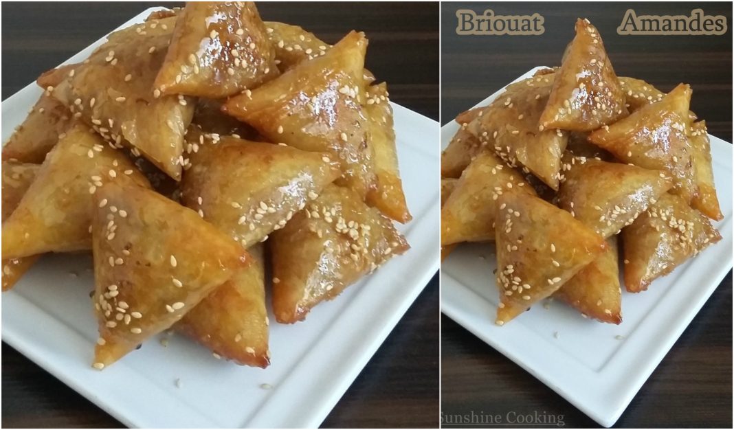 Recette Briouat aux Amandes