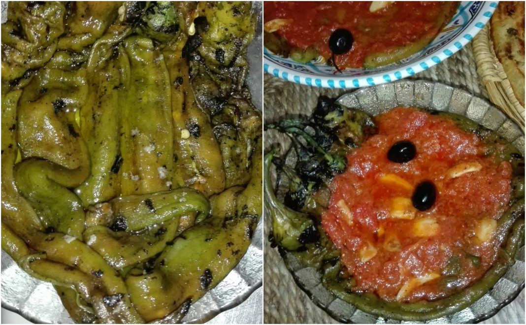 Recette Salade Poivrons et Piments Grillés à la Tomate