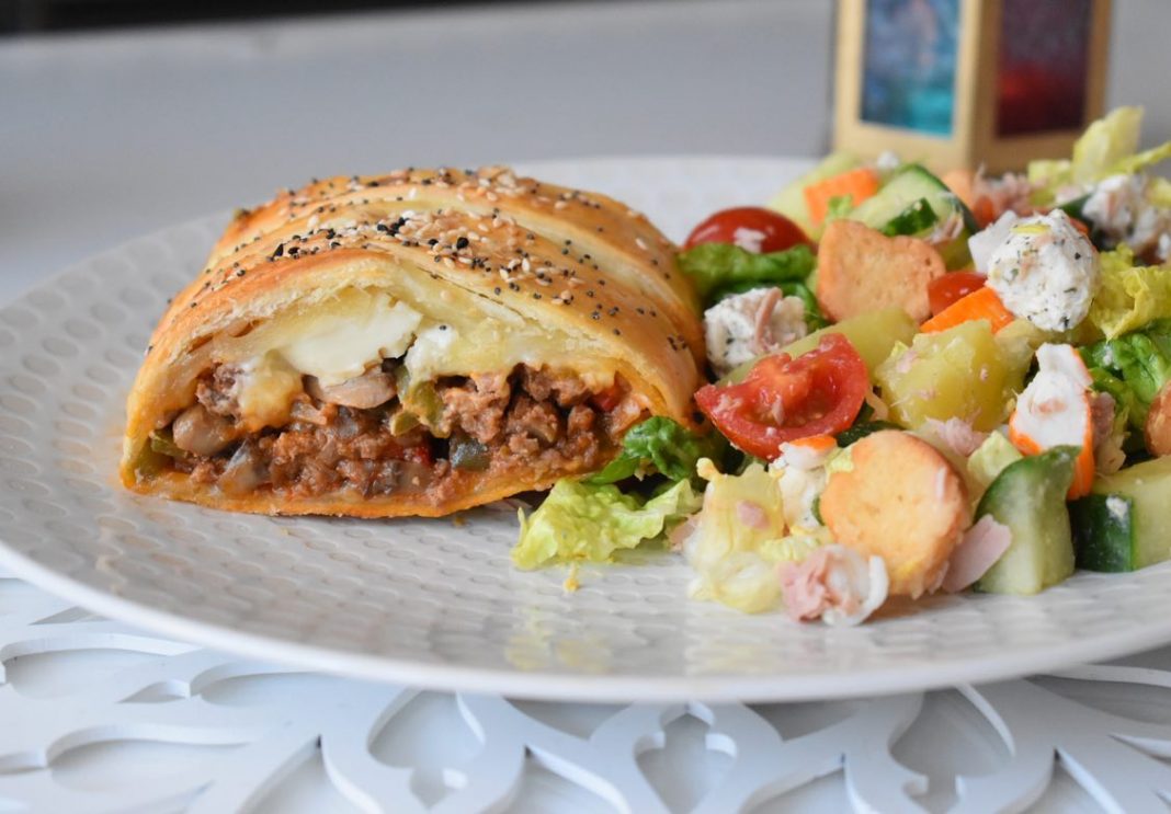 Tresse Feuilleté Viande Hachée