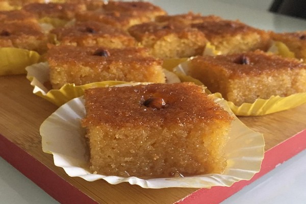 Gateau De Semoule Basboussa Au Citron