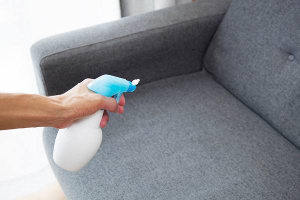Comment nettoyer le pipi sur un canapé en tissu ?